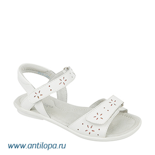 6372-817 туфли откр дшк/шк  бел